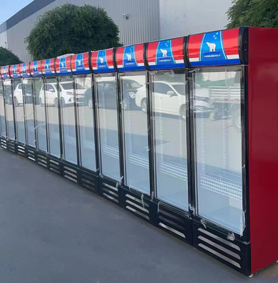 Gepersonaliseerd logo Acceptabel 2 deuren winkel Dranken Drankkoeler voor koude dranken
