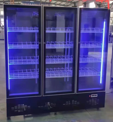 Luchtgekoelde glazen deur Verticaal rechtop Drink Bier Wijn Koelkast Kas Chiller