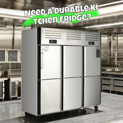 Koelinstallatie van roestvrij staal voor keuken 2/3/4/6 Koelkast/vriezer voor deuren