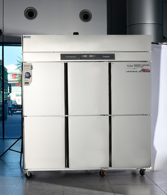 Koelkast voor commerciële keuken met duurzaam roestvrij staal 220V-240V/110V/60HZ