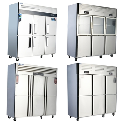 Koelkast voor commerciële keuken met duurzaam roestvrij staal 220V-240V/110V/60HZ