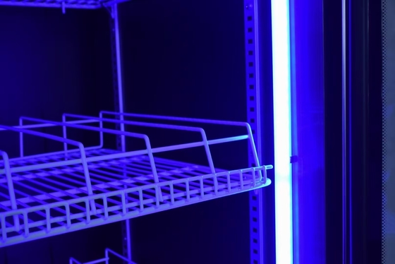 Gewicht KG 95-160kg Glas wijn display koeler met dubbele deuren en luchtkoeling