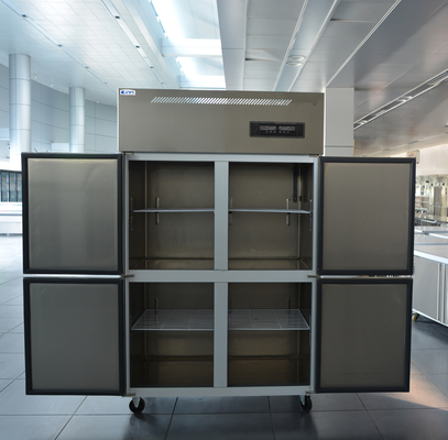 220V-240V/50HZ(60HZ) Roestvrij staal Verticale verticale vriezer koelkast voor de keuken