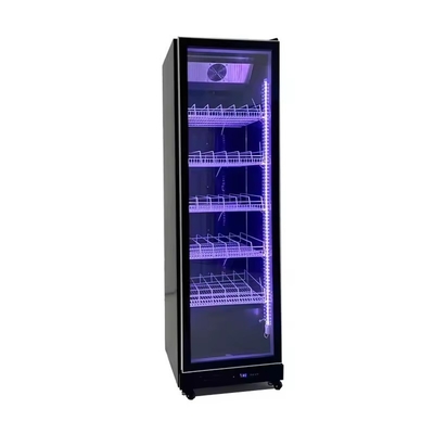 Drie-deurs luxe glazen deur wijnkast koelkast voor bar 0-8°C