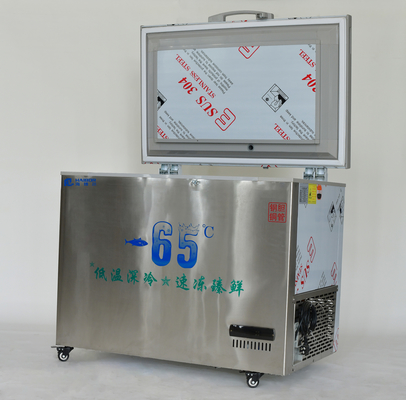 178L-1580L Grote capaciteit Diepe horizontale zeevruchten Ultra lage borst Horizontale vriezer