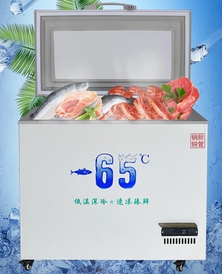 8.5-10cm Foam laag Ultra-Low Chest Freezer voor grote capaciteit -60°C Seafood opslag