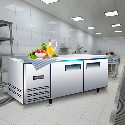 250L commerciële koelkast met dubbele temperatuur voor restaurantkeukens