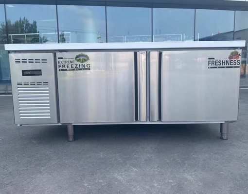 Gevriesde werktafel, aangepast onder de toonbank, koelkast met koelmiddel R600a/R290a