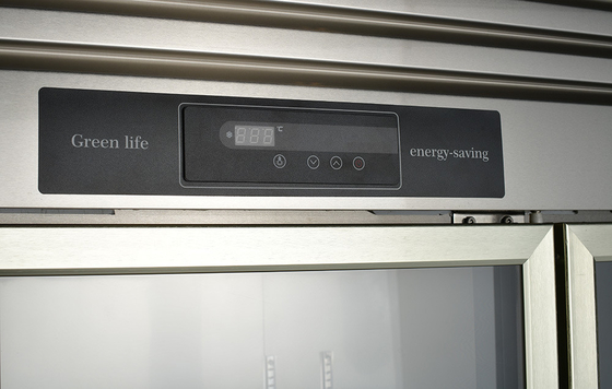 Multi-climatische commerciële keuken 3 deuren glazen koelkast voor hotelrestaurant