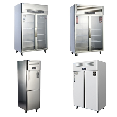 220V-240V/50HZ 60HZ 110V/60HZ Verticale open commerciële vriezer met R600a koelmiddel