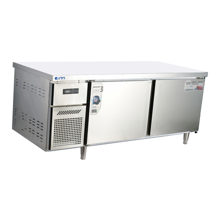 110V/60HZ 2-deurs koelmachine van roestvrij staal voor koelinstallaties in commerciële keukens