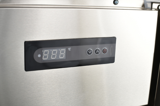 110V/60HZ 2-deurs koelmachine van roestvrij staal voor koelinstallaties in commerciële keukens