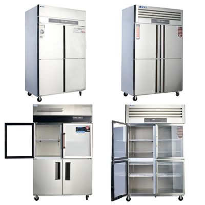 220V-240V boven schuimlaag roestvrijstalen koelkast voor commerciële keuken